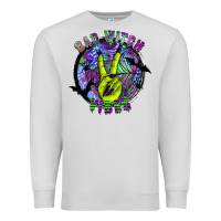 Dove Grey bad witch vibes Premium Sweatshirt - SublimationCraftShop