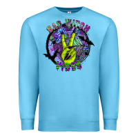 Ocean Blue bad witch vibes Premium Sweatshirt - SublimationCraftShop