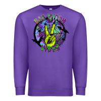 Purple bad witch vibes Premium Sweatshirt - SublimationCraftShop