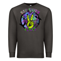 Smoke bad witch vibes Premium Sweatshirt - SublimationCraftShop