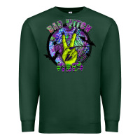Sports Green bad witch vibes Premium Sweatshirt - SublimationCraftShop