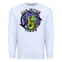 White bad witch vibes Premium Sweatshirt - SublimationCraftShop