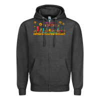 Charcoal Heather battery life of a teacher libbey glass Zipper Hoodie - BundleAndBundleShop