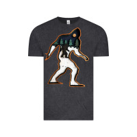 Vintage Black bigfoot wood layered christmas Vintage Tee - DesigneFamous
