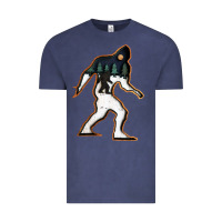 Vintage Denim bigfoot wood layered christmas Vintage Tee - DesigneFamous