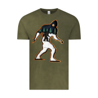 Vintage Olive bigfoot wood layered christmas Vintage Tee - DesigneFamous