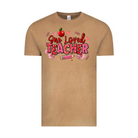 Vintage Camel one loved teacher afro messy bun Vintage Tee - texasbilliewilder