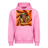 Fuchsia Pink fall african girl Urban Hoodie - BarkalooDesign