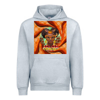 Heather Grey fall african girl Urban Hoodie - BarkalooDesign