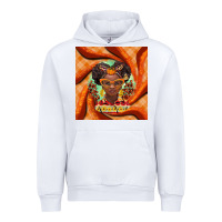White fall african girl Urban Hoodie - BarkalooDesign