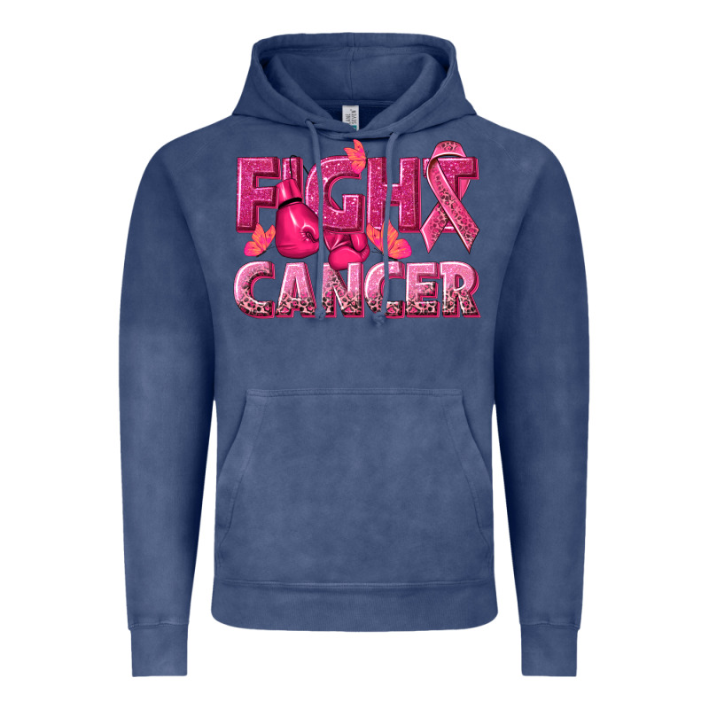 Fight Cancer Vintage Hoodie by NancyCooperArtShop | Teevron