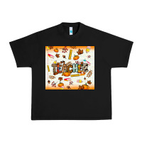 Black teacher fall Urban Heavy Tee - NancyCooperArtShop