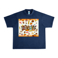 Navy teacher fall Urban Heavy Tee - NancyCooperArtShop
