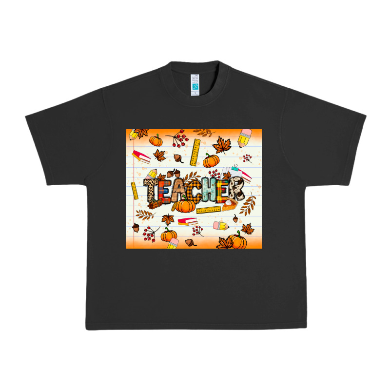 Teacher Fall Urban Heavy Tee by NancyCooperArtShop | Teevron