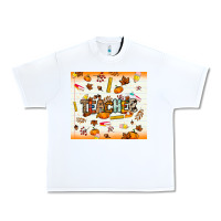 White teacher fall Urban Heavy Tee - NancyCooperArtShop