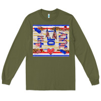 Army Green 4 th of july Long Sleeve Tee - TumblerDesignByShophia