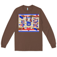 Chestnut 4 th of july Long Sleeve Tee - TumblerDesignByShophia