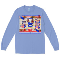 Colony Blue 4 th of july Long Sleeve Tee - TumblerDesignByShophia