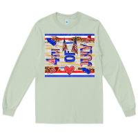 Matcha 4 th of july Long Sleeve Tee - TumblerDesignByShophia