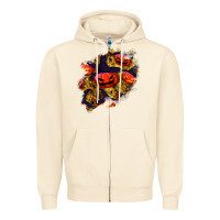 Sandshell halloween pumpkin patch  2 Zipper Hoodie - BundleAndBundleShop