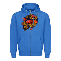 True Royal halloween pumpkin patch  2 Zipper Hoodie - BundleAndBundleShop