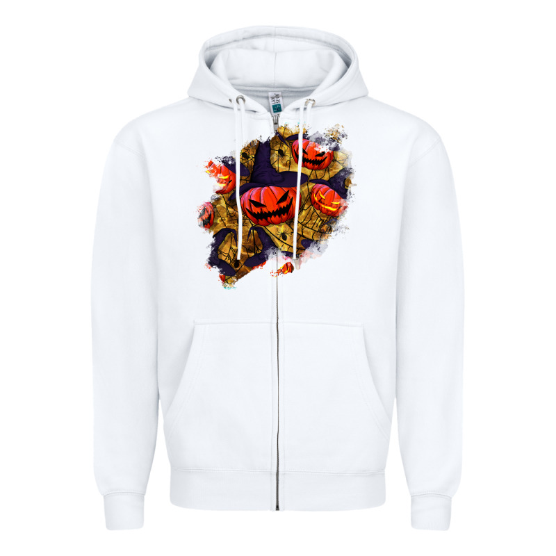 Halloween Pumpkin Patch  2 Zipper Hoodie by BundleAndBundleShop | Teevron