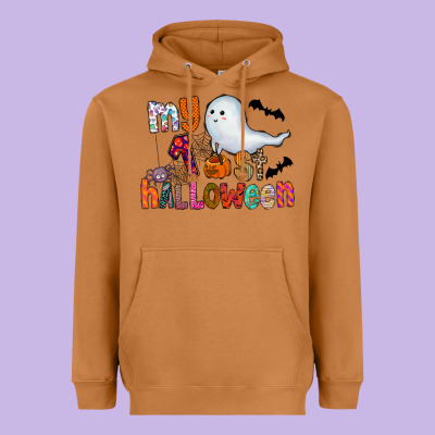 My 1st Halloween Heavyweight Hoodie Designed By Cowhidedigitalart