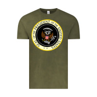 Vintage Olive fake seal of the president of the united states Vintage Tee - DesigneFamous