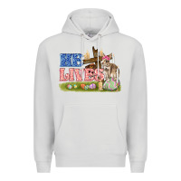 Dove Grey he lives easter Premium Hoodie - FaDigitalArtStudio