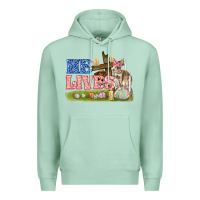 Seafoam he lives easter Premium Hoodie - FaDigitalArtStudio