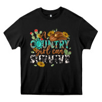 Black a country girl can survive Heavy Core Tee - MaliasSmallBusiness