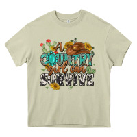 Mossy a country girl can survive Heavy Core Tee - MaliasSmallBusiness
