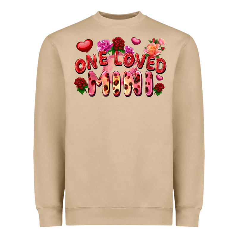One Loved Mini Valentine's Day Heavyweight Sweatshirt by FaDigitalArtStudio | Teevron