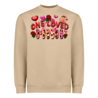 Mushroom One loved mini Valentine's Day Heavyweight Sweatshirt - FaDigitalArtStudio