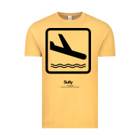 Vintage Mustard sully movie silhouette Vintage Tee - DesigneFamous