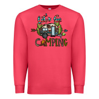 Cardinal let's go camping Premium Sweatshirt - CowhideDigitalArt