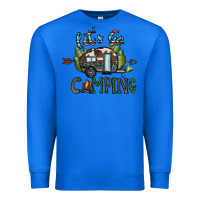 True Royal let's go camping Premium Sweatshirt - CowhideDigitalArt