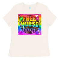Bone Free Nurse Hugs LGBTQ+ Tumbler Ladies Tee - BundleAndBundleShop