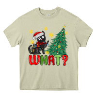 Mossy christmas  cat  what Heavy Core Tee - MaliasSmallBusiness
