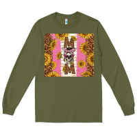 Army Green skull mom sunflowers Long Sleeve Tee - TumblerDesignByShophia