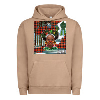 Pigment Burro Christmas African girl Urban Hoodie - BarkalooDesign