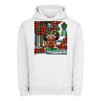 Pigment Lunar Rock Christmas African girl Urban Hoodie - BarkalooDesign