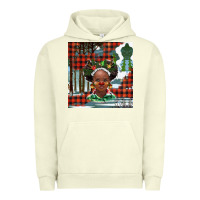 Pigment Pistachio Christmas African girl Urban Hoodie - BarkalooDesign