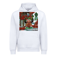 White Christmas African girl Urban Hoodie - BarkalooDesign