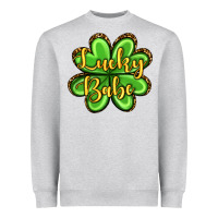 St. Patrick's Lucky Babe Heavyweight Sweatshirt | Teevron