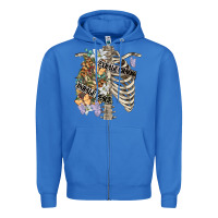 True Royal inhale peace exhale chaos chest Zipper Hoodie - FaDigitalArtStudio