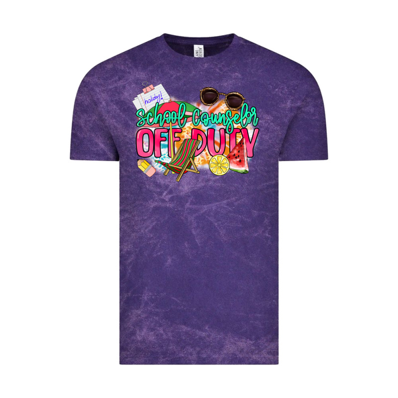 School Counselor Off Duty Vintage Tee by NancyCooperArtShop | Teevron