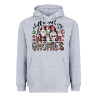 Heather Grey Chillin With My Gnomies Heavyweight Hoodie - CowhideDigitalArt