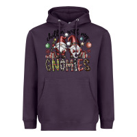 Plum Chillin With My Gnomies Heavyweight Hoodie - CowhideDigitalArt