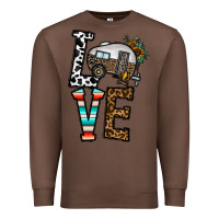 Chestnut love caravan Premium Sweatshirt - CowhideDigitalArt